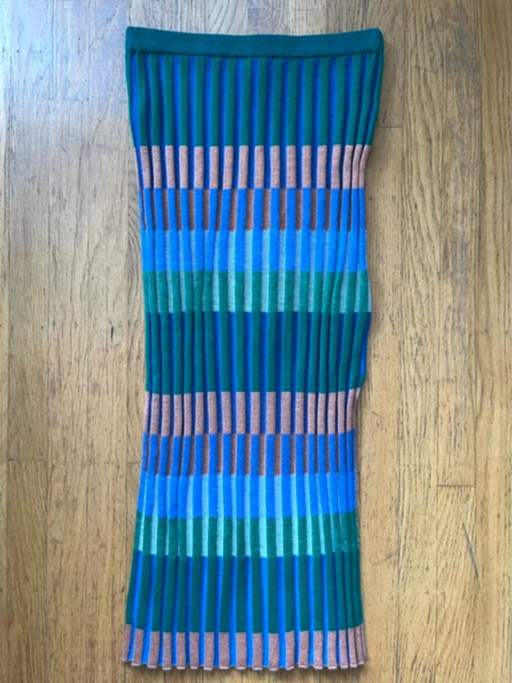 Nuuly x Find Me Now Colorblock Knit Midi Skirt | Size Medium - Picture 7 of 10